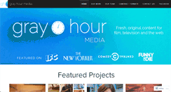 Desktop Screenshot of grayhourmedia.com